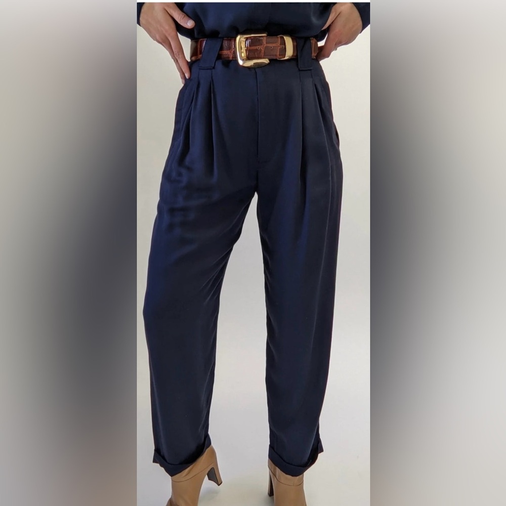 NA NIN Townes Trousers in Vintage Wash Modal Midnight Size M